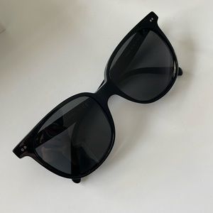 Celine Square Acetate Sunglasses Black/Grey